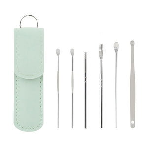 Waxi 6-Piece Earwax Cleaning Kit – Safe & Reusable Ear Wax Remover Tool