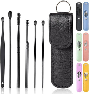 Earwax Cleaning Kit,Earwax Removal Kit,6 Pcs Earwax Tools